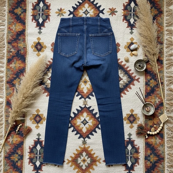 Free People Miles Away High Waist Cropped Skinny Jeans - Picture 12 of 14
